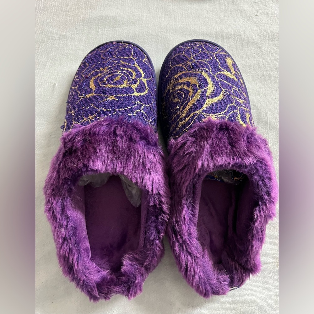 5 for/$25 Purple fuzzy slippers